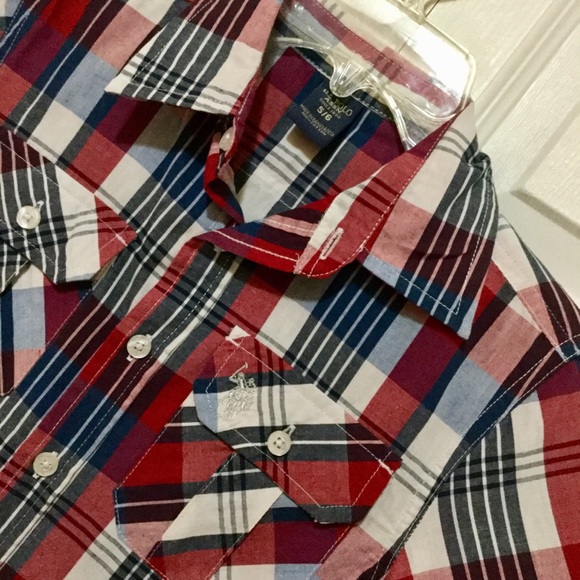 U.S Polo Assn Boys Short Sleeve Button Down Shirt. - Picture 3 of 4